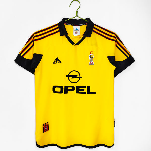 AC Milan · 1999/00 · Away · Yellow · Retro Jersey
