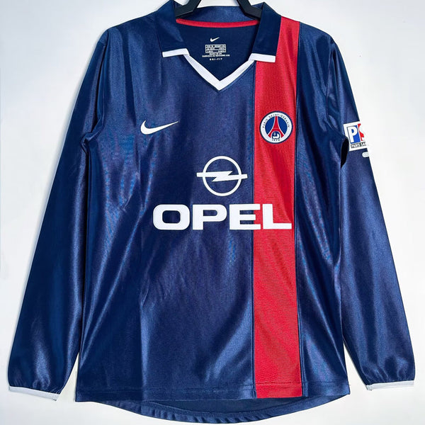 Paris Saint-Germain · 2001/02 · Home · Long Sleeve Retro Jersey