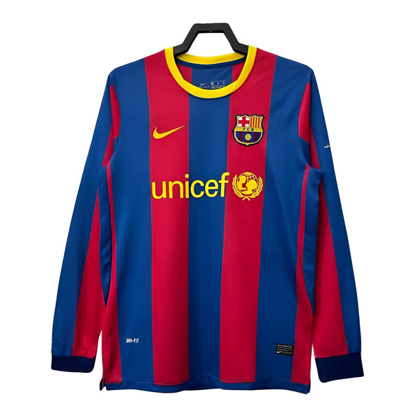 Barcelona · 2010/11 · Home · League edition · Long Sleeve Retro Jersey