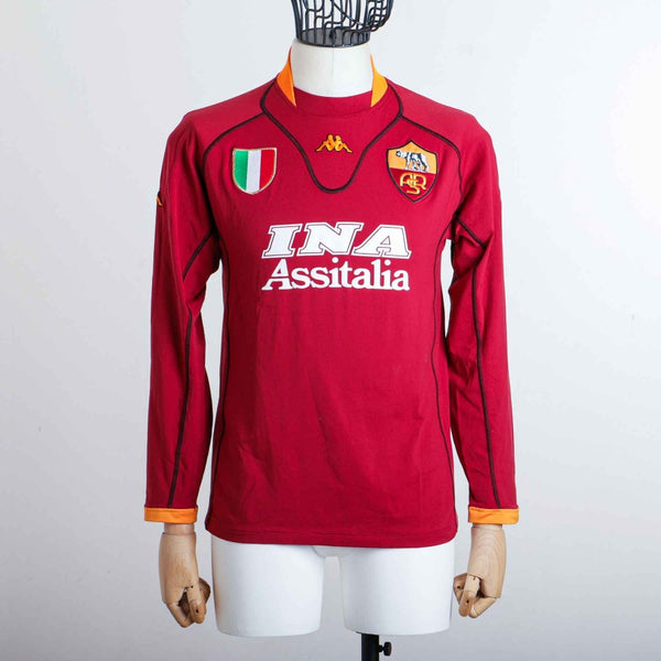 AS Roma · 2001/02 · Home · Long Sleeve Retro Jersey