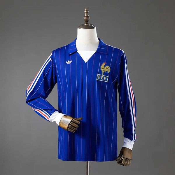 France · 1980/82 · Home · Long Sleeve Retro Jersey