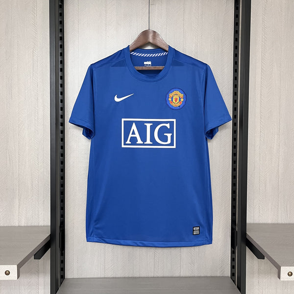 Manchester United · 2008/09 · Third · Blue · Retro Jersey