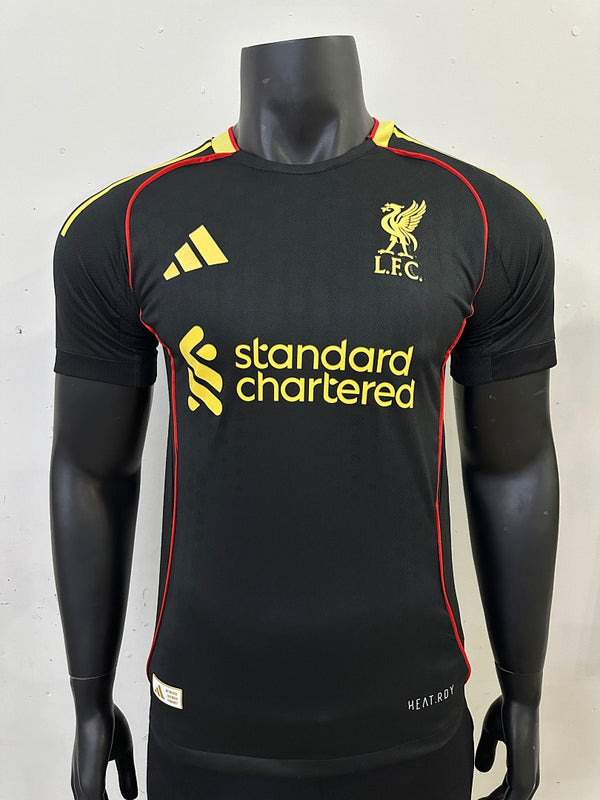 Liverpool · 2025/26 · Black/gold · Player · Jersey