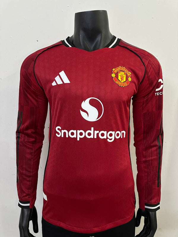 Manchester United · 2025/26 · Home · Long sleeve · Player · Jersey