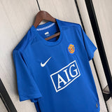 Manchester United · 2008/09 · Third · Blue · Retro Jersey — alternate view