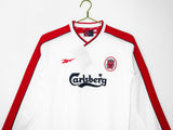Liverpool · 1998 · Away · White · Long Sleeve Retro Jersey — alternate view
