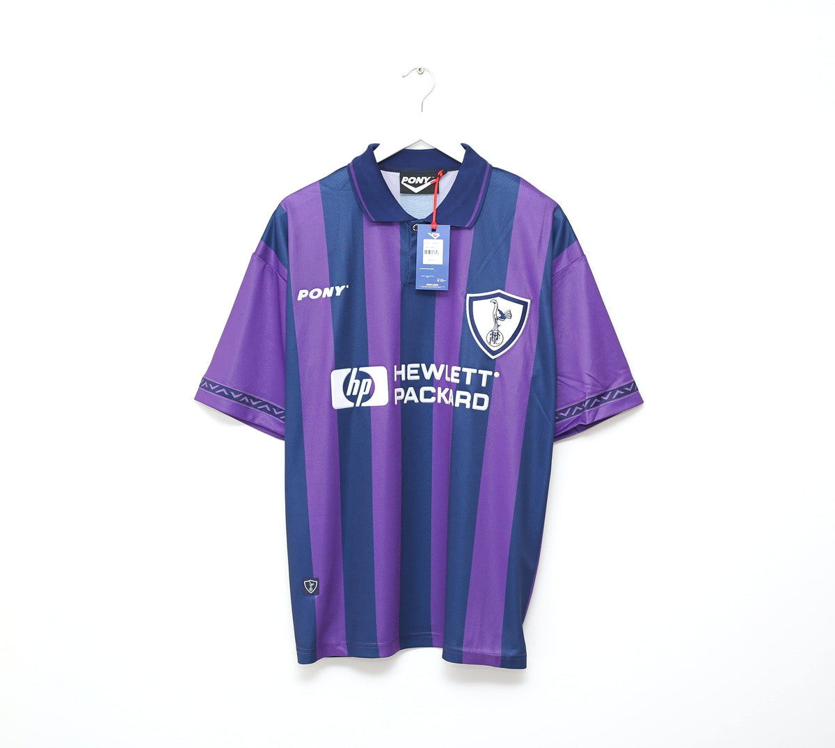 Tottenham Hotspur · 1995/97 · Away · Purple · Retro Jersey front view