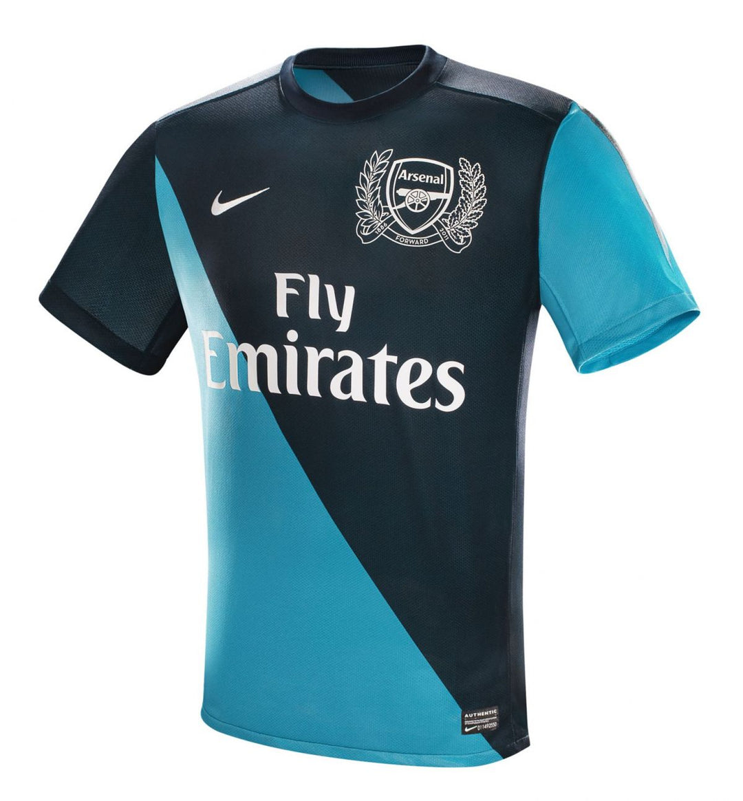 Arsenal · 2011/12 · Away · Blue/Black · Retro Jersey front view