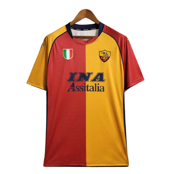 AS Roma · 2001/02 · Red/Yellow · Retro Jersey
