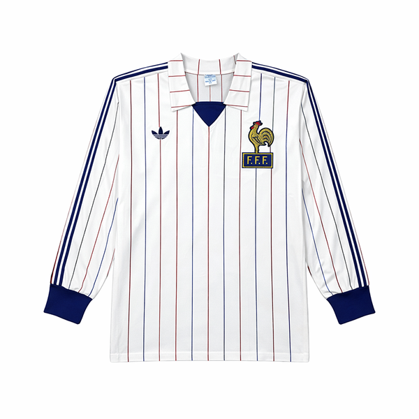 France · 1980/82 · Away · Long Sleeve Retro Jersey