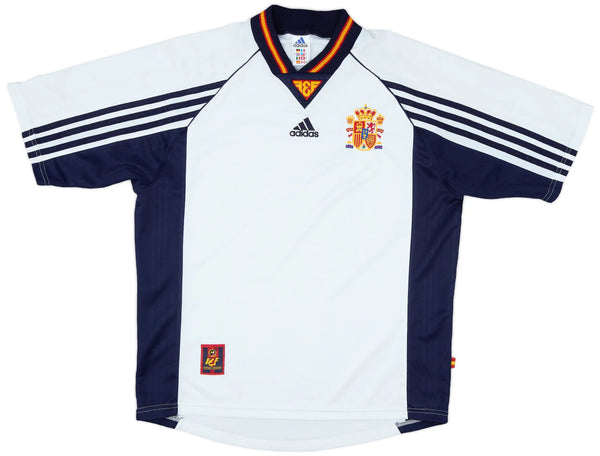Spain · 1998 · Away · White · Retro Jersey