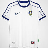 Brazil · 1998 · White · Retro Jersey front view