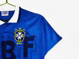 Brazil · 1992 · Away · Blue · Retro Jersey — alternate view