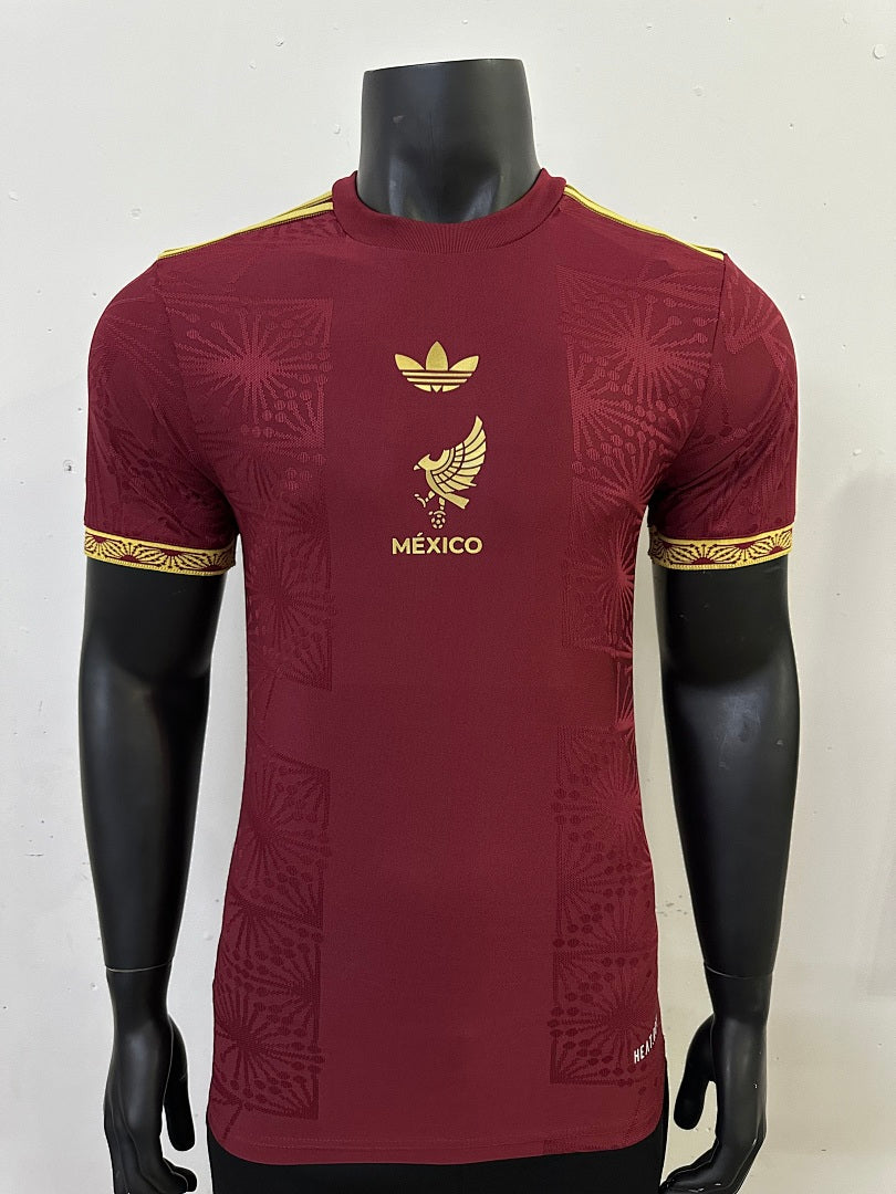 Mexico · 2025/26 · Gold Cup edition; Burgundy; Red · Player · Jersey