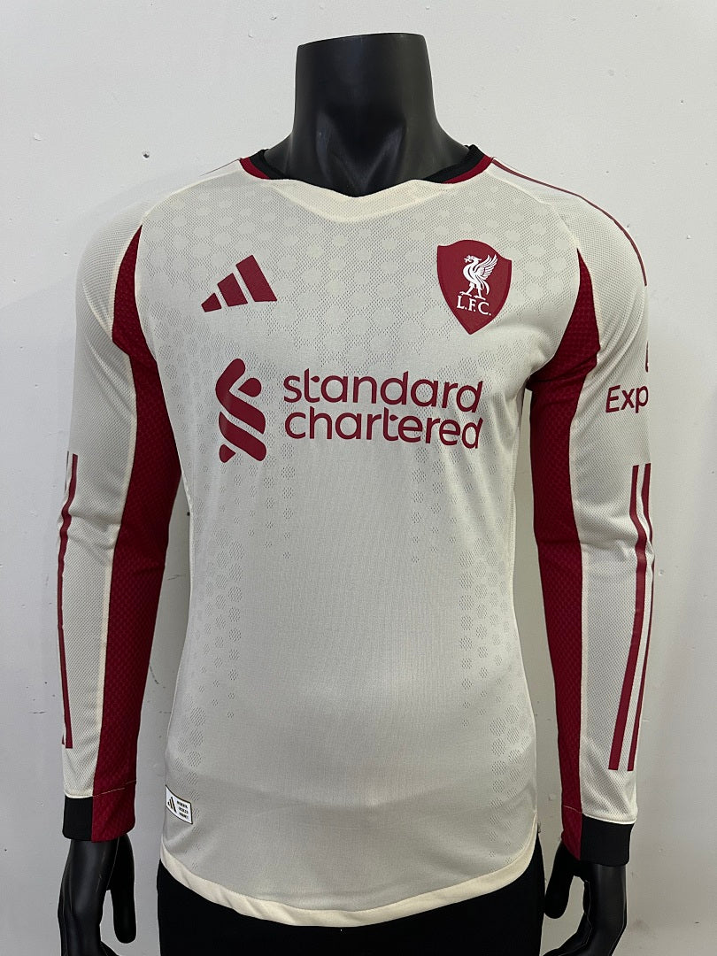 Liverpool · 2025/26 · Away · Long sleeve · Player · Jersey