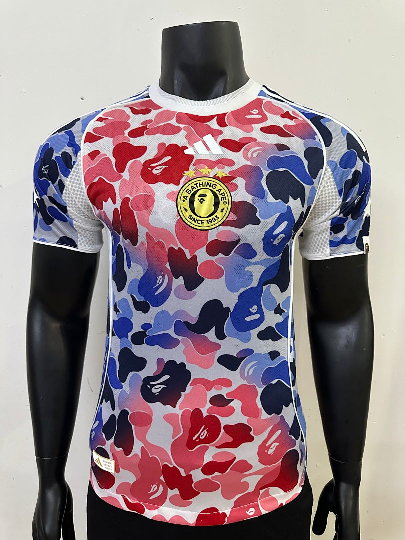 Ape collaboration (supplier label) · 2025/26 · Collaboration claim; Pink · Player · Jersey