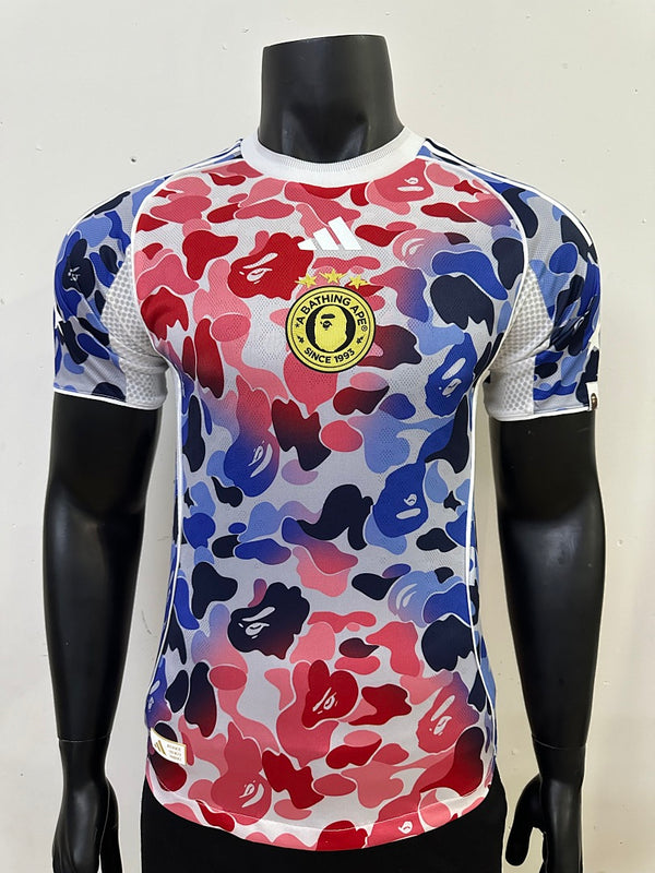 Ape collaboration (supplier label) · 2025/26 · Collaboration claim; Pink · Player · Jersey