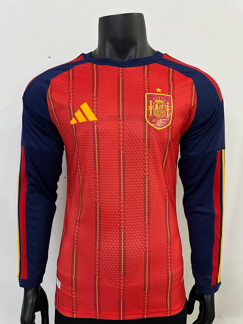 Spain · 2026/27 · Home · Long sleeve · Player · Jersey